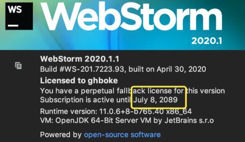 Webstorm激活码【定时更新】Webstorm激活码最新2021.2